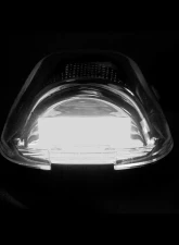 Recon Truck Accessories Smoked Cab Roof Light Lens w/Whiter High Power OLED Bar Style LED Ford Superduty 99-16                                     - 264143WHBKHP - Image 3