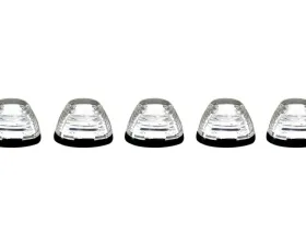 Recon Truck Accessories Clear Cab Roof Light Lens w/White High Power OLED Bar Style LED Ford Superduty 99-16