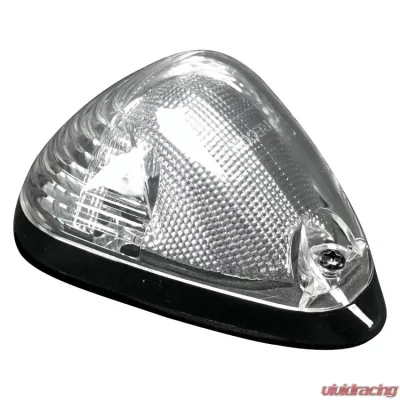 Recon Truck Accessories Clear Cab Roof Light Lens w/White High Power OLED Bar Style LED Ford Superduty 99-16 - 264143WHCLHP