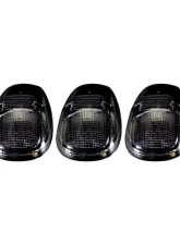 Recon Truck Accessories Smoked Cab Roof Light Lens w/Amber LED Dodge Ram 1500 99-02                                     - 264145BK - Image 4