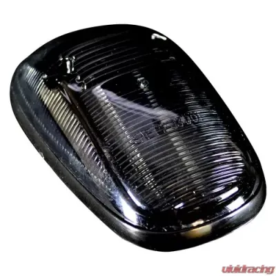 Recon Truck Accessories Smoked Cab Roof Light Lens w/Amber LED Dodge Ram 1500 99-02 - 264145BK