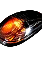 Recon Truck Accessories Smoked Cab Roof Light Lens w/Amber LED Dodge Ram 1500 99-02                                     - 264145BK - Image 4