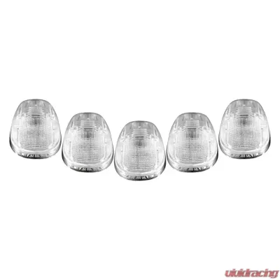 Recon Truck Accessories Clear Cab Roof Light Lens w/Amber LED Dodge Ram 1500 99-02 - 264145CL