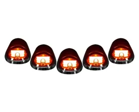 Recon Truck Accessories Cab Roof Light Amber Lens w/Amber High Power OLED Bar Style Led Dodge Heavy-Duty Ram 2500 03-18