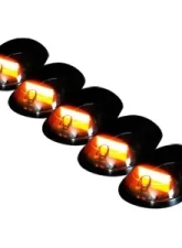 Recon Truck Accessories Smoked Cab Roof Light Lens w/Amber High-Power OLED Bar Style LED Dodge Heavy-Duty 2500 03-18                                     - 264146BKHP - Image 4