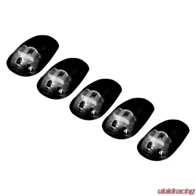 Recon Truck Accessories Smoked Cab Roof Light Lens w/Amber High-Power OLED Bar Style LED Dodge Heavy-Duty 2500 03-18 - 264146BKHP