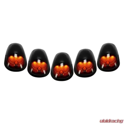 Recon Truck Accessories Cab Roof Lights Smoked Lens Dodge Heavy Duty 2500 03-18 - 264146BKS