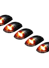 Recon Truck Accessories Cab Roof Light Clear Lens w/Amber High Power OLED Bar Style Led Dodge Heavy-Duty Ram 2500 03-18                                     - 264146CLHP - Image 2