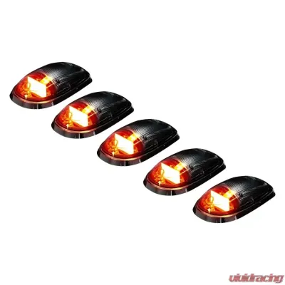 Recon Truck Accessories Cab Roof Light Clear Lens w/Amber High Power OLED Bar Style Led Dodge Heavy-Duty Ram 2500 03-18 - 264146CLHP