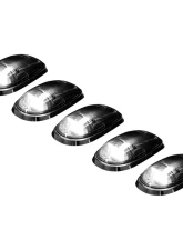 Recon Truck Accessories Cab Roof Light Clear Lens w/White High Power OLED Bar Style Led Dodge Heavy-Duty Ram 2500 03-18                                     - 264146WHCLHP - Image 2