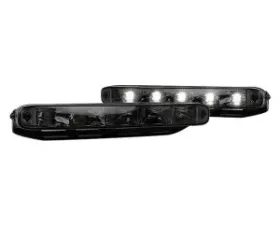 Recon Truck Accessories LED Daytime Running Lights w/White LED Smoked Lens