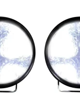 Recon Truck Accessories Daytime Running Lights w/White LED Round Clear Lens                                     - 264152CL - Image 2