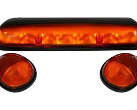 Recon Truck Accessories  Amber Cab Roof Light Lens with Amber LED  GMC | Chevrolet