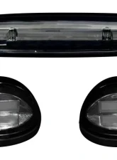 Recon Truck Accessories Cab Roof Light Smoked Lens w/Amber High Power OLED Bar Style Led Chevrolet | GMC                                     - 264155BKHP - Image 2
