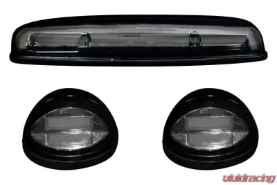 Recon Truck Accessories Cab Roof Light Smoked Lens w/Amber High Power OLED Bar Style Led Chevrolet | GMC - 264155BKHP