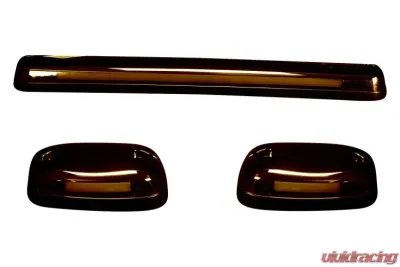 Recon Truck Accessories Cab Roof Light Amber Lens w/Amber High Power OLED Bar Style Led Chevrolet | GMC - 264156AMHP