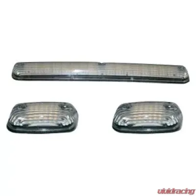Recon Truck Accessories Cab Roof Lights Clear Lens Ford GMC | Chevrolet - 264156CLS