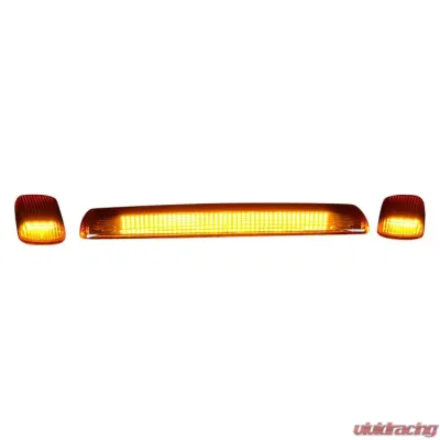 Recon Truck Accessories Cab Roof Light Amber Lens w/Amber High Chevrolet | GMC - 264157AM