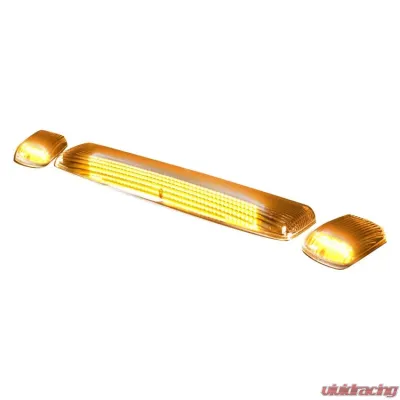 Recon Truck Accessories Cab Roof Light Clear Lens w/Amber High Chevrolet | GMC - 264157CL