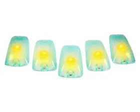 Recon Truck Accessories Super White Cab Roof Light Lenses Only w/Amber 194 LED Bulbs GMC CK | Chevrolet CK