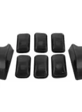 Recon Truck Accessories Smoked Cab Roof Light Lenses w/Five Amber And Red 194 Xenon Bulbs Hummer H2 02-10                                     - 264160BK - Image 2