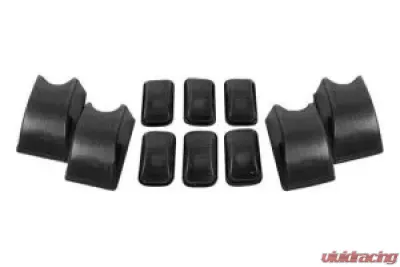 Recon Truck Accessories Smoked Cab Roof Light Lenses w/Five Amber And Red 194 Xenon Bulbs Hummer H2 02-10 - 264160BK