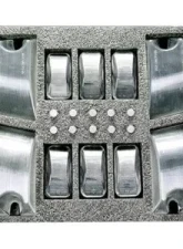 Recon Truck Accessories Clear Cab Roof Light Lenses w/Five Amber And Red 194 Xenon Bulbs Hummer H2 02-10                                     - 264160CL - Image 3