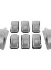 Recon Truck Accessories Clear Cab Roof Light Lenses w/Five Amber And Red 194 Xenon Bulbs Hummer H2 02-10                                     - 264160CL - Image 2