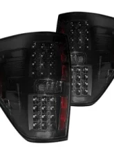 Recon Truck Accessories LED Tail Light Smoked Lens Ford F150 09-14                                     - 264168BK - Image 2
