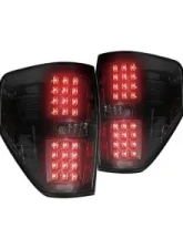 Recon Truck Accessories LED Tail Light Smoked Lens Ford F150 09-14                                     - 264168BK - Image 2