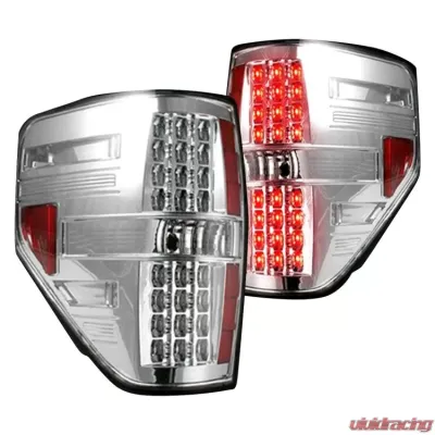 Recon Truck Accessories LED Tail Light Clear Lens Ford F150 09-14 - 264168CL