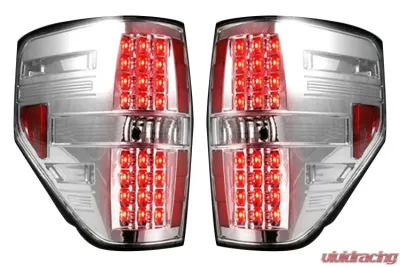 Recon Truck Accessories LED Tail Light Clear Lens Ford F150 09-14 - 264168CL