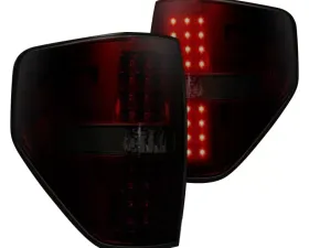 Recon Truck Accessories LED Taillights Dark Red Lens Ford F150 | Raptor 09-14