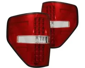 Recon Truck Accessories LED Tail Light Red Lens Ford F150 09-14