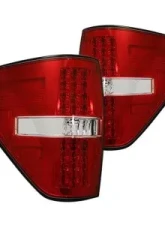 Recon Truck Accessories LED Tail Light Red Lens Ford F150 09-14                                     - 264168RD - Image 2
