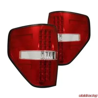 Recon Truck Accessories LED Tail Light Red Lens Ford F150 09-14 - 264168RD
