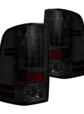 Recon Truck Accessories LED Tail Lightd Smoked Lens Dodge Ram 1500 09-14                                     - 264169BK - Image 2