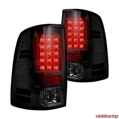 Recon Truck Accessories LED Tail Lightd Smoked Lens Dodge Ram 1500 09-14 - 264169BK