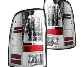 Recon Truck Accessories LED Tail Lights Clear Lens Dodge Ram 1500 09-14