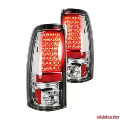 Recon Truck Accessories LED Tail Lights Clear Lens Chevrolet Silverado 99-07 | GMC Sierra 99-07 - 264173CL