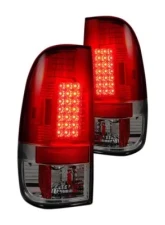 Recon Truck Accessories Side LED Tail Lights Red Smoked Lens Ford Superduty F250HD | 350 | 450 | 550 08-16                                     - 264176RD - Image 2