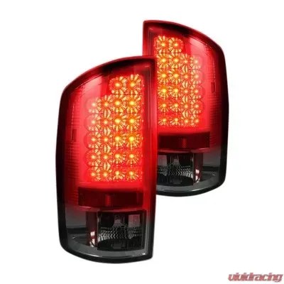 Recon Truck Accessories LED Tail Lights Smoked Lens Dodge Ram 1500 07-08 - 264179BK