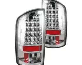 Recon Truck Accessories LED Tail Lights Clear Lens Dodge Ram 1500 07-08