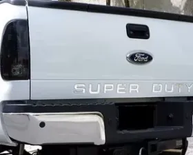 Recon Truck Accessories Raised Logo Acrylic Emblem Insert Chrome Ford Superduty 08-16