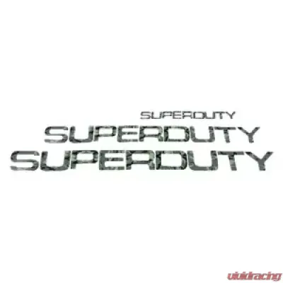 Recon Truck Accessories Superduty Raised Logo Acrylic Emblem Insert Green Camo - 264181GC