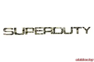 Recon Truck Accessories Superduty Raised Logo Acrylic Emblem Insert Green Camo - 264181GC