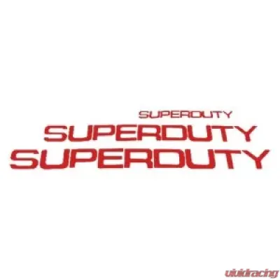 Recon Truck Accessories Raised Logo Acrylic Emblem Insert Red Ford Superduty 08-16 - 264181RD