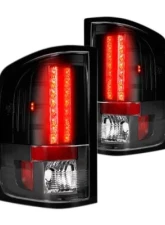 Recon Truck Accessories LED Tail Lights Smoked Lens GMC Sierra 07-13                                     - 264189BK - Image 2