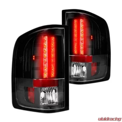 Recon Truck Accessories LED Tail Lights Smoked Lens GMC Sierra 07-13 - 264189BK