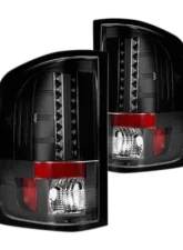 Recon Truck Accessories LED Tail Lights Smoked Lens GMC Sierra 07-13                                     - 264189BK - Image 2